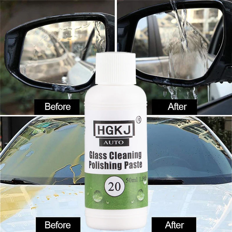 

HGKJ-20/50ml Glass Oil Film Cleaning and Polishing Glass Cleaning Polishing Paste Glass Cleaning Polishing Paste Wax Agent