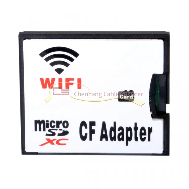 CY WIFI Adapter Memory Card TF Micro SD a CF Compact Flash Card Kit per  fotocamera digitale - AliExpress
