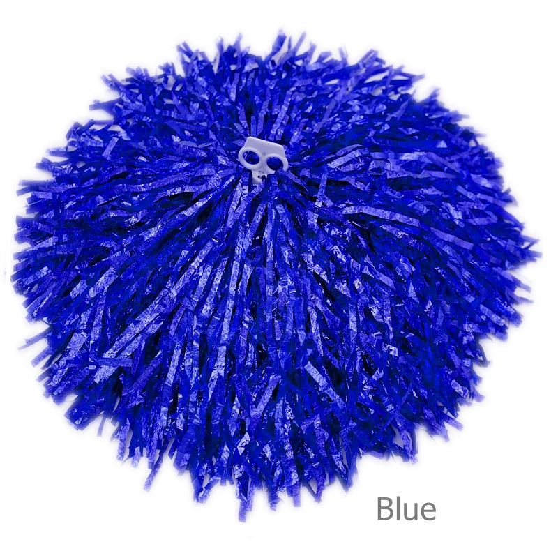 

1pcs Cheerleading Pom Poms for Football Basketball Match Cheerleading pompoms cheerleader cheerleading metallic pompom Blue