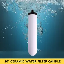 Commercial Universal Screw-Type 10 Inch Ceramic Water Filter Candle Cartridges For RO Water Purifier Filter Cleaning Desktop