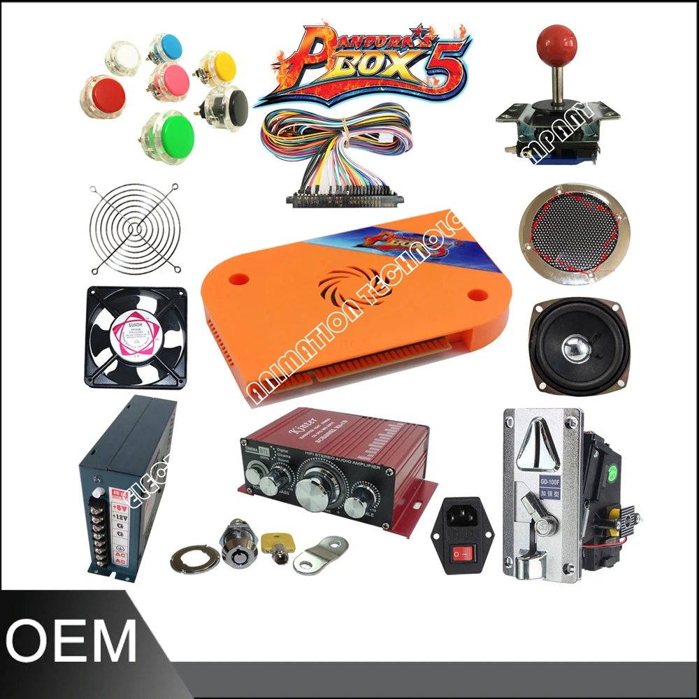 

Arcade parts kits Bundle including arcade joystick arcade button jamma multi game board for DIY contoller for arcade game