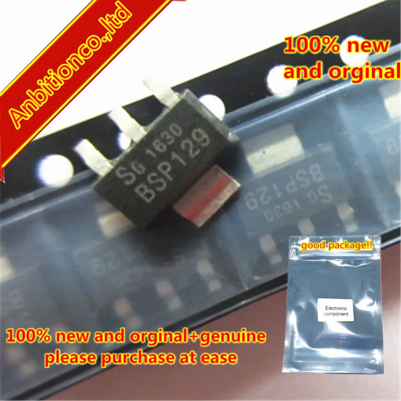 10pcs New BSP129 SOT-223 Transistor N channel