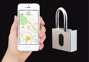 

Anti-theft Keyless Mobile Phone APP Unlock Waterproof Smart Bluetooth Pad Lock