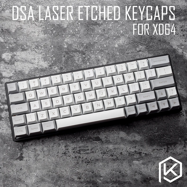 Topo Impresso Lendas Cinza Claro Keycaps Laser Gravado Gh60 Poker2 Xd64 60% Rk61 Dsa Pbt
