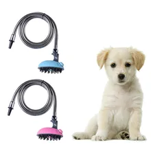 Multifuncional perro baño aerosol pet cat baño ducha rociador de agua de limpieza de baño pet pet animal aparato de masaje 2 colores