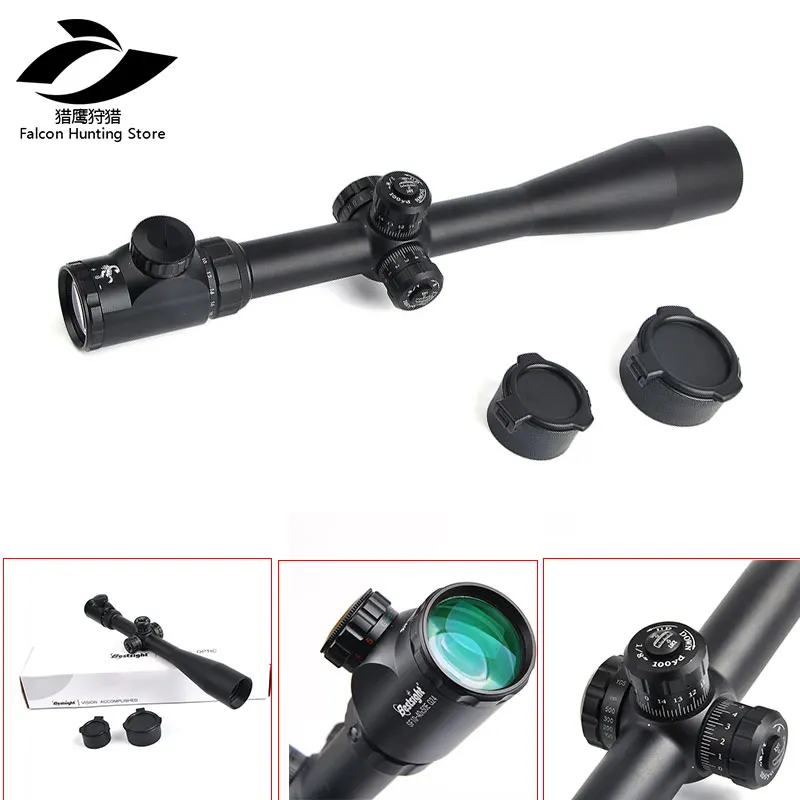 

Hunting Military Scopes 10-40X50 Side Wheel Parallax Adjustment Optics Riflescope Red And Green Dot Sight