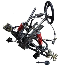ATV GO KART картинг DIY мотоцикл передний мост рулевая подвеска структура поддержка маятники с амортизаторами тормоза