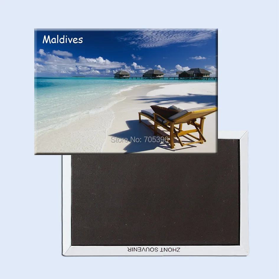 

Maldives-Island Tourist Refrigerator Magnets 78*54mm,Travel Souvenir Fridge Magnets 20799