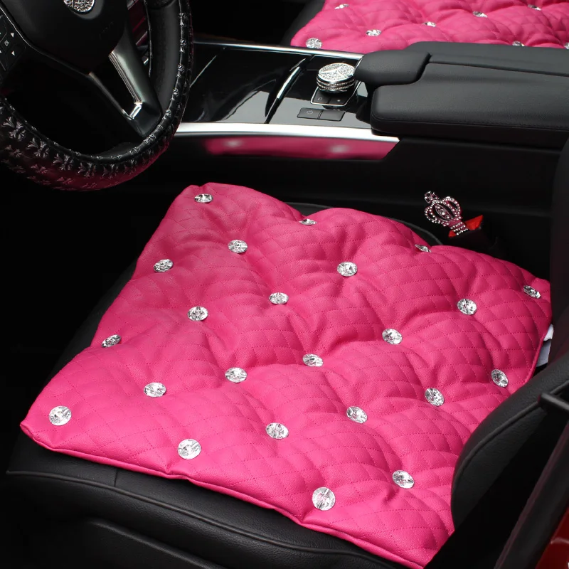 Crystal-Studded-Rhinestone-Car-Seat-Cushion-For-Woman-and-Girls-Car-Front-Seat-Cover-5