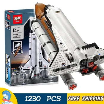 

1230pcs Creator New Space Shuttle Expedition Adventure 16014 Figure Building Blocks Assemble Children Toys Compatible With