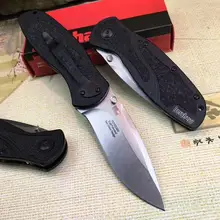 OEM Качество 1670 размытый черный алюминиевый трактек ручка с лезвием Stonewash actical huntin складной походный Нож EDC ручной инструмент