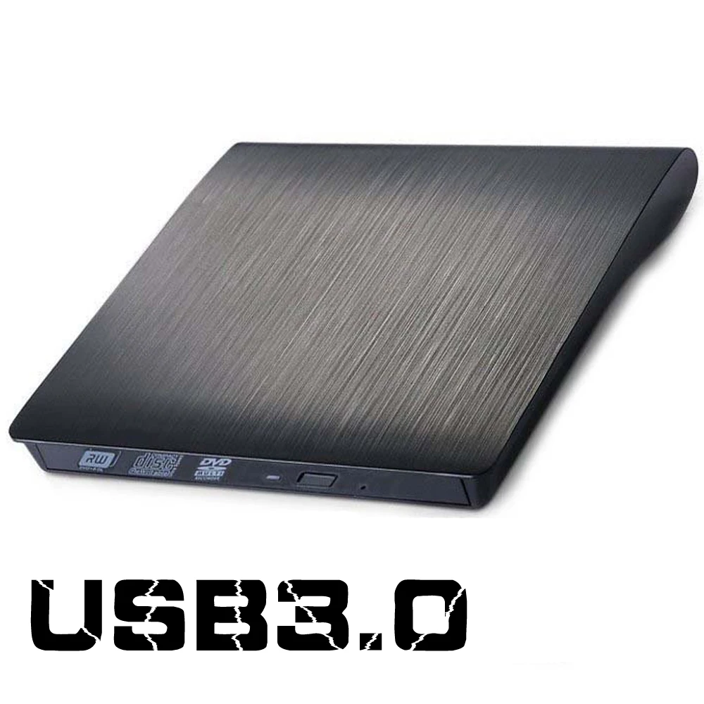 Внешний USB 3 0 высокоскоростной DL DVD RW устройство записи компакт дисков тонкий