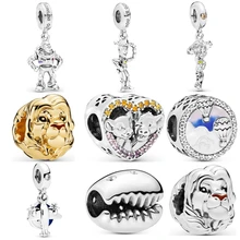 Новинка, Шарм, Мультфильм Базз Лайтер, подвеска, серебро, 925 бусин, подходят к оригинальному браслету Pandora, для женщин, сделай сам, ювелирное изделие