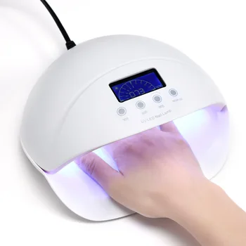 

UV LED Lamp 50W Nail Dryer 28Pcs LED Dual Light With Red Light Skin-care Mode Infrared Sensor Curing Gel Polish Manicure Tools