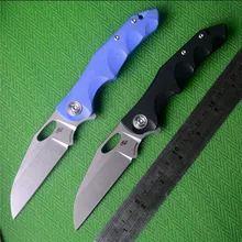 CH Флиппер карманный нож nighthawk D2 лезвие шарикоподшипник шайба G10 Ручка 2 цвета открытый нож для охоты и кемпинга с карманом cli