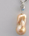 

0002987 baroque pink reborn keshi pearl pendant