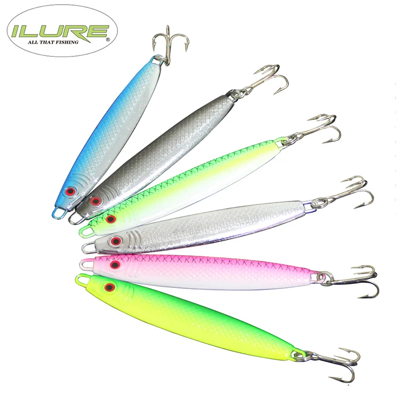 1 Piece/Lot Metal Jig 40g 9.7cm Saltwater Slow Jigging Fishing Lures