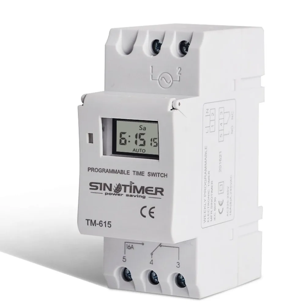 SINOTIMER AC 12 ~ 220 V еженедельно 7 дней программируемый цифровой таймер реле Управление
