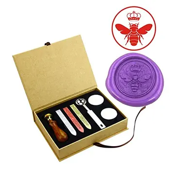 

Queen Bee Wedding Wax Seal Stamps Kit Custom Envelope Sealing Wax Stamps