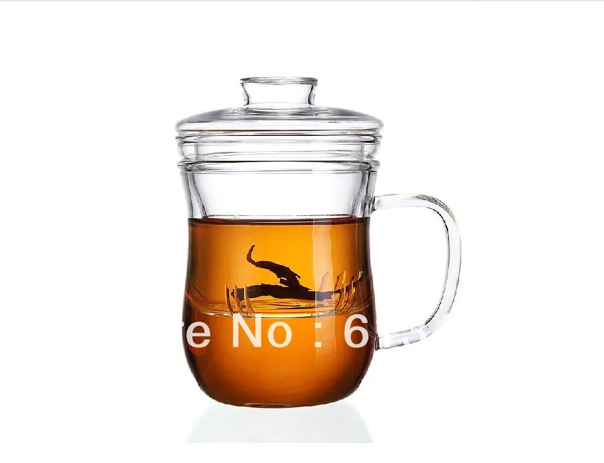 Стекло Чай чашки заварки и крышкой Зелёный чай чашка 350 мл|cup glass|cup cupscup tea infuser |