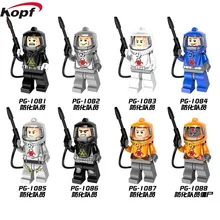 10 компл. PG8081 Супер Герои защитную команду членов серии собрать кирпичи Набор Модель Строительные блоки рождественские игрушки для детей