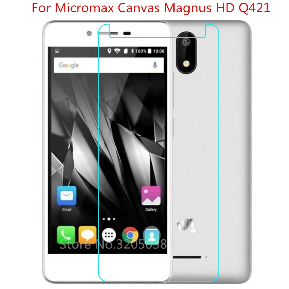 2 шт. 9H 2.5D Защитное стекло для телефона Micromax Canvas Magnus HD Q421 Закаленное Защитная