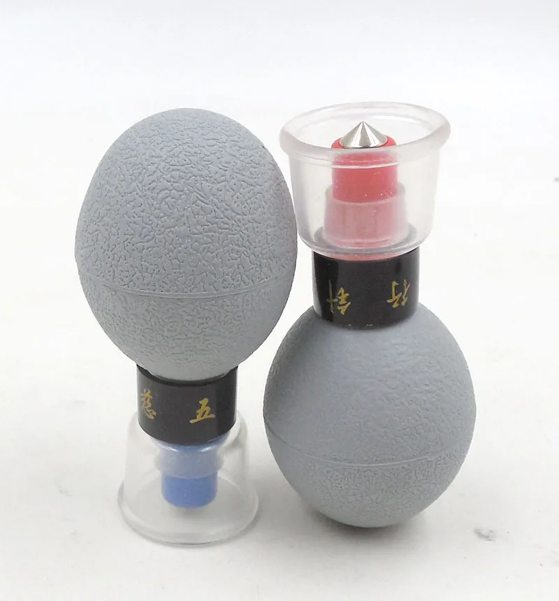 2 pcs acupuncture suction cup weight loss needle five