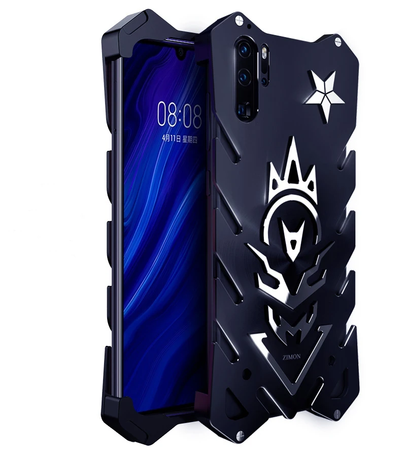 Для huawei Honor 20 Pro Zimon авиационный алюминиевый металлический чехол, прочный защитный чехол для huawei P30 Pro Lite, металлический чехол