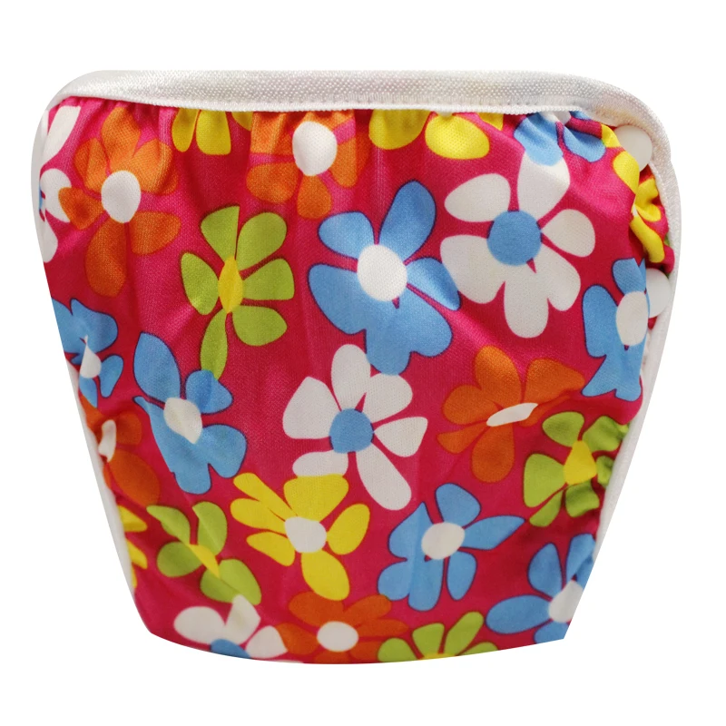 

Newest One Size Swim Nappies Adjustable Infant Cloth Swim Diaper Reusable Baby Swimming Suit