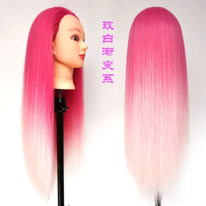 

Good Quality Hair Mannequin Head Hair Maniqui Hairdressing Doll Heads Maniquies Women Educational Training Hairdresser