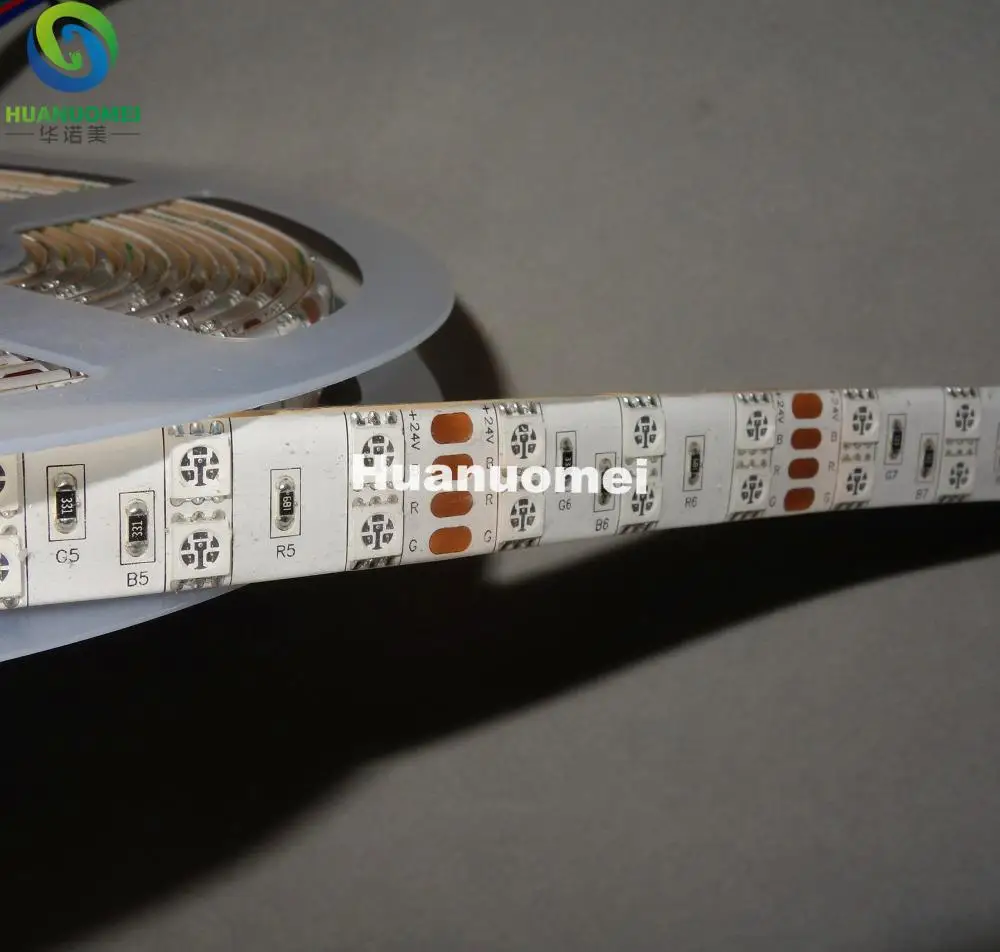 

5M 600LEDs 120LED/M 5050 LED Strip Light Waterproof by Silicon Coating White PCB DC24V Input 144W