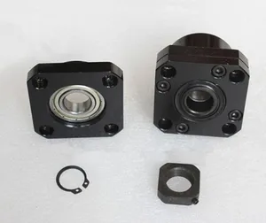 FK6 фиксированный конец с FF6 концевой поддержкой для шарикового винта опорное сиденье CNC XYZ FK6 FF6 1 комплект - изображение