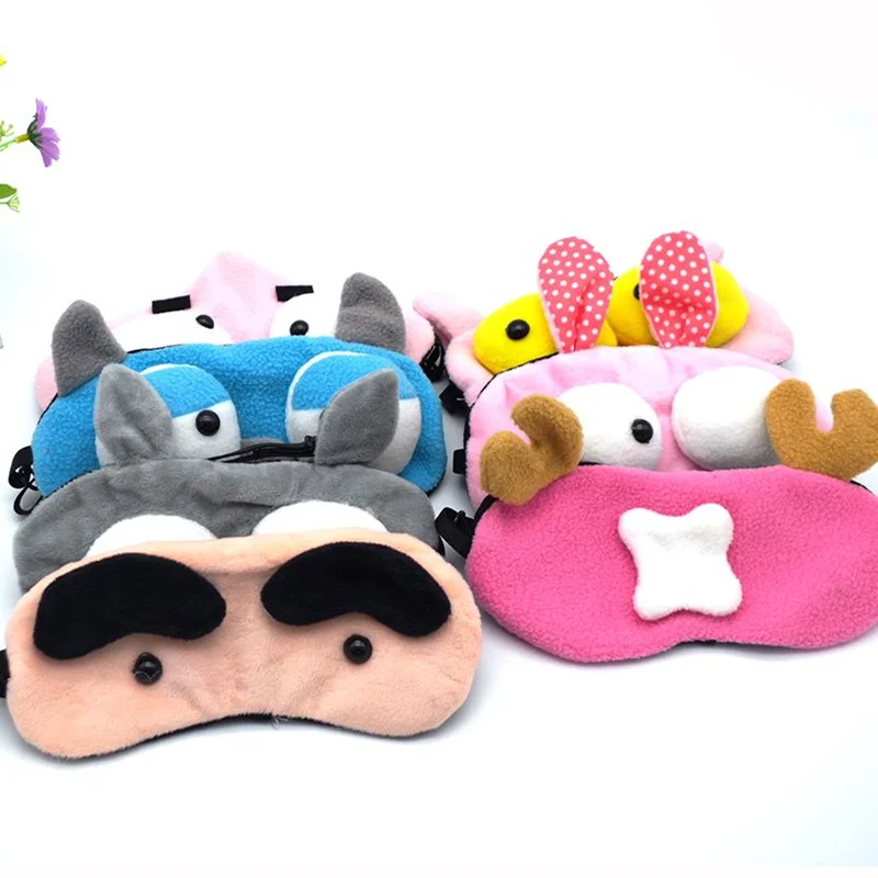 

1PC Animals Sleep Eye Mask Padded Shade Cover Blindfold Sleep Travel Relax Mask Eyes Cover Sleeping Makeup Eye Care Tools
