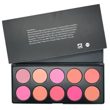 Women 10 Color Makeup Blush Face Blusher Powder Palette Cosmetics Hot Sale Brand Professional Naked Blush Maquiagem Professional