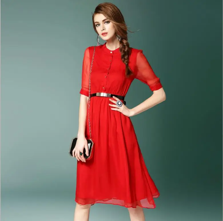 silk dress