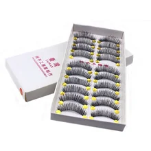 50 пар макияж натуральные накладные ресницы черные Индивидуальные Накладные полосы ресницы накладные ресницы для наращивания Maquillaje