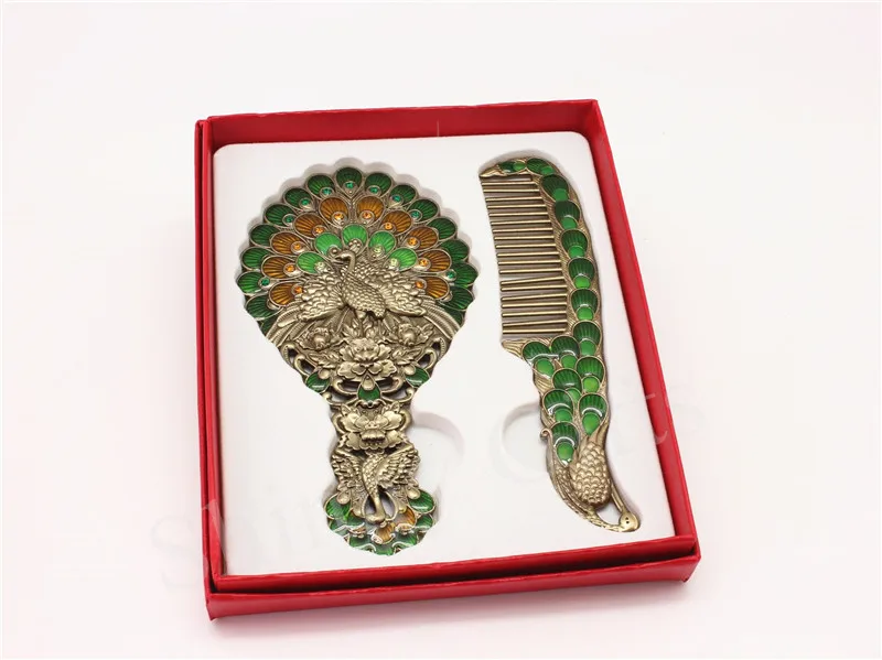 Peacock mirror comb sets (1)