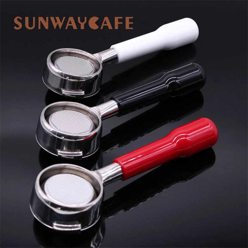 

Nuova Coffee Machine Handle Bottomless Filter Holder Stainless Steel Espresso Coffee Maker Parts Cafe Accessory For Barista