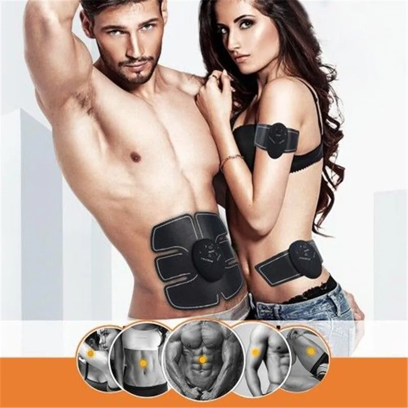 Muscle Training Body Shape Fit Set Wireless ABS Stimulator Abdominal Muscle Trainer Fitness Abdominal Toner Leg Arm Exercise