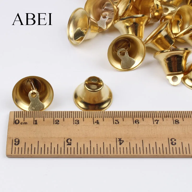 20 мм 20 шт Золотой звенящий колокольчик металлические колокольчики для свадьбы Вечерние украшения для дома на Рождество