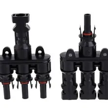 1 пара солнечных панелей MC4 3 до 1 т филиал Разъемы MC4 панели кабельных разъемов