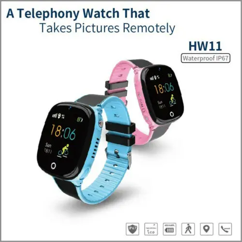 Последние HW11 водонепроницаемый GPS трекер Детская безопасность Смарт часы SOS