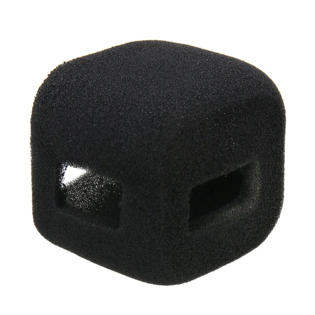 1pc Black Camera Windproof Wind Foam Noise Reduction Sponge Cover Suitable For Gopro Hero Session 5/4 Session