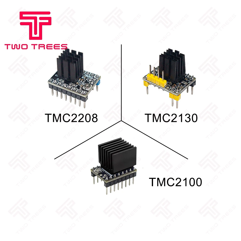 TMC2130 TMC2208 TMC2100 Драйвер шагового двигателя Stepstick Mute Driver MKS для 3D принтера запчасти
