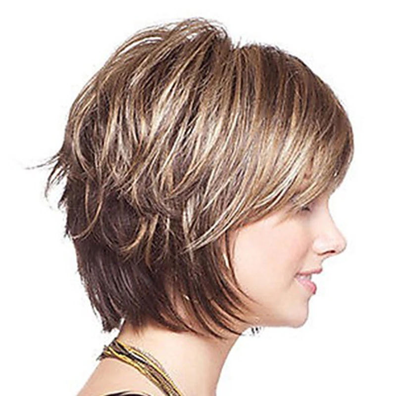 HAIRJOY женские прямые челки стильные парики из синтетических волос длиной 14 дюймов
