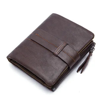 

Wallet Genuine Leather Men's Short Wallet Male Leather Soft Leather Wallet For Men Good Quality