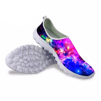 

Super Light Men Casual Mesh Shoes Galaxy Print Footwear Man Shoes For Breathable Male Leisure Walking Zapatos Deportivas Hombre
