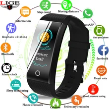 2019New Ip67Waterproof Smart Bracelet Bluetooth Heart Rate Monitor Blood Pressure Smart Watch Ftness tracker Smart Wristband+BOX