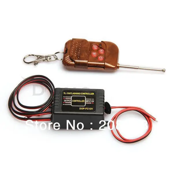 

Car Truck Flash Strobe Light Bulbs Lamp Wireless Remote Control Controller