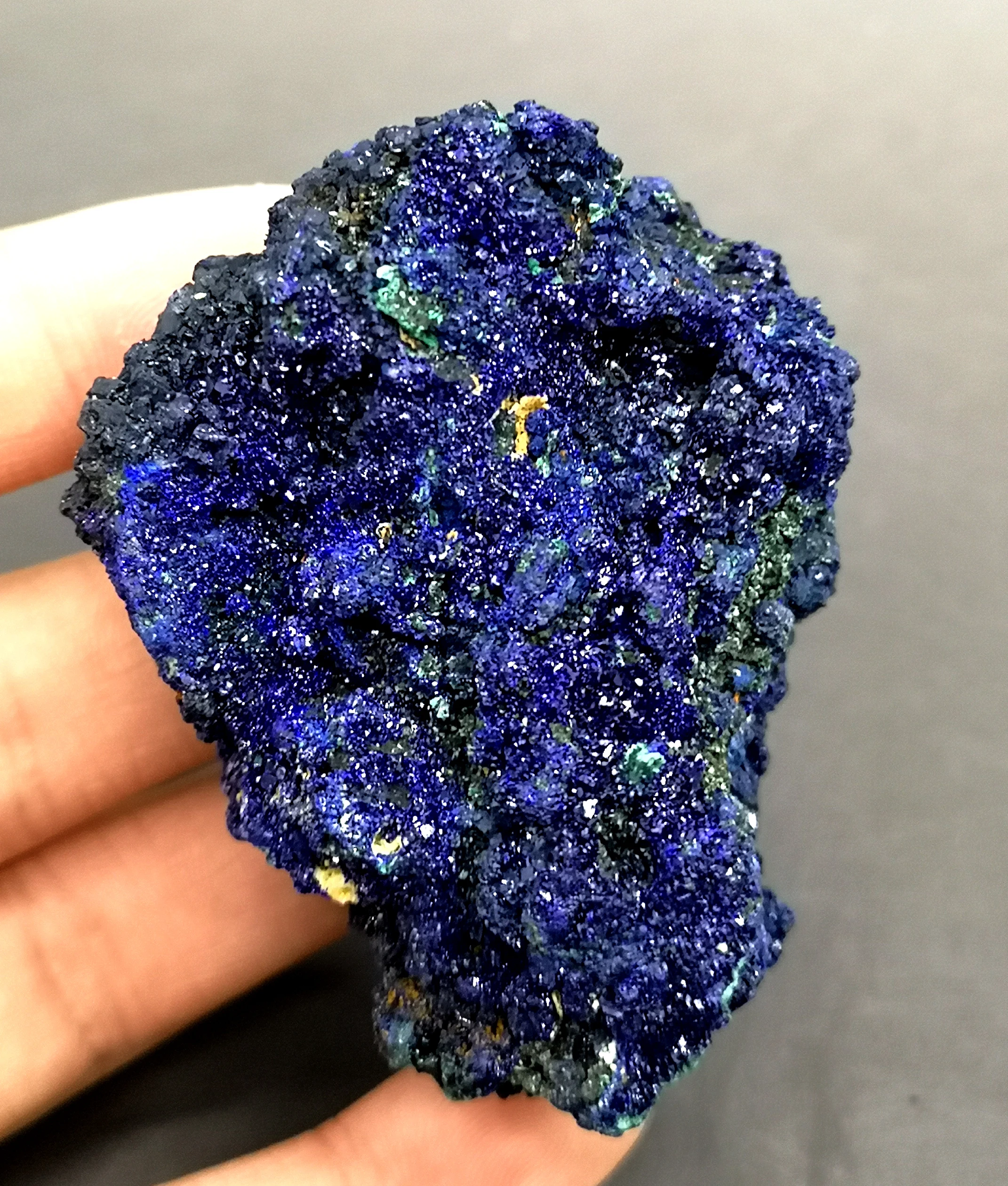 

Best! 109g Natural stone shiny azurite and malachite symbiotic mineral crystal specimens Stones and crystals from China